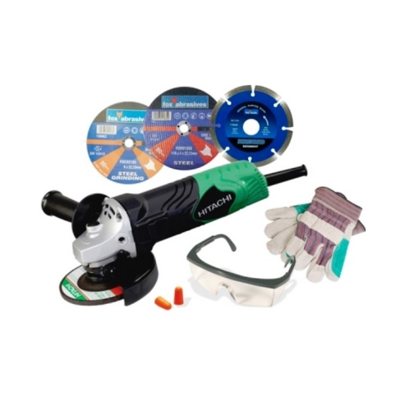 HITACHI G12SN ANGLE GRINDER KIT Passionate Tools