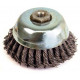 WIRE CUP BRUSH WERNER 140X14X2MM KNOTTED