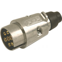 METAL TRAILER PLUG MALE 7PIN