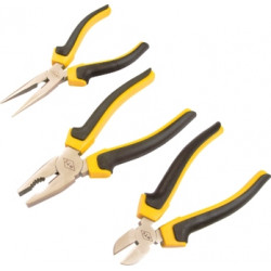 PLIER MTS MECHANIC SET 3PC YEL/BLK