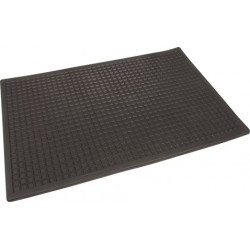 BLACK RUBBER MAT 50X35 CM