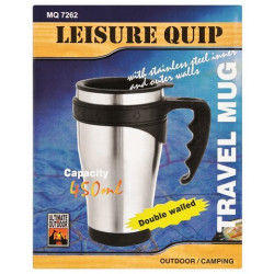 S/STEEL TRAVEL MUG 450ML