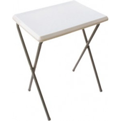 TABLE FOLDING WHITE 52X37CM (10)