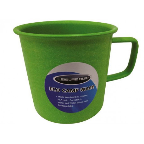 MUG ECO CAMP 450ML GREEN B/GRAD (6)