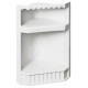 MTS HOME  PVC CORNER SHOWER CADDY