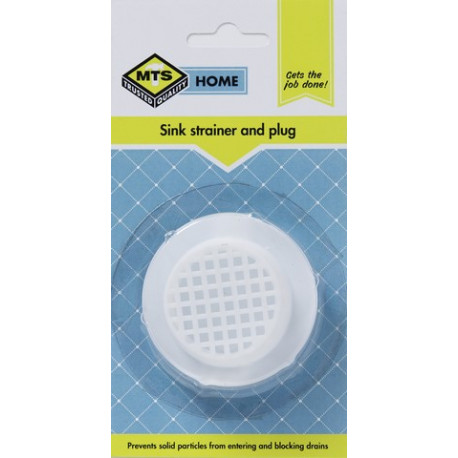 MTS HOME  SINK STRAINER AND PLUG