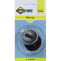 MTS HOME  BATH PLUG BLACK 2PC