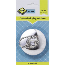 MTS HOME  BATH PLUG CHROME & CHAIN