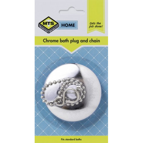 MTS HOME  BATH PLUG CHROME & CHAIN