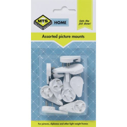 MTS HOME  ASSORTED PICTURE MOUNTS 9PC