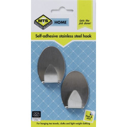 MTS HOME MEDUIM OVAL S/STEEL HOOK 2PC2PC