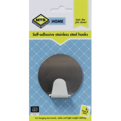 MTS HOME  LARGE ROUND SSTEEL HOOK 2PC