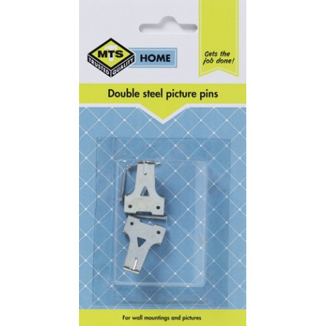 MTS HOME  DOUBLE SIDED PICTURE PINS 2PC