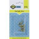 MTS HOME  CUP HOOKS 20MM BRASS 6PC