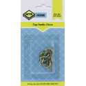 MTS HOME  CUP HOOKS 25MM BRASS 6PC