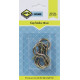 MTS HOME  CUP HOOKS 38MM BRASS 6PC