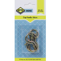 MTS HOME  CUP HOOKS 38MM BRASS 6PC