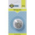 MTS HOME BATH PLUG AND CHAIN WHITE