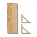 MTS HOME BRACKET & SHELF 450MMX200MM RAW