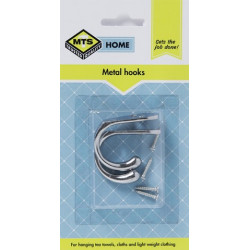 MTS HOME METAL HOOKS 2PC