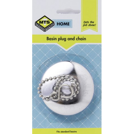 MTS HOME BASIN PLUG CHROME AND CHAIN