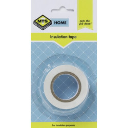 MTS HOME  INSULATION TAPE WHITE 10M