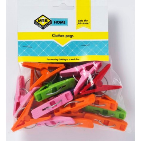 MTS HOME  CLOTHES PEGS 20PC