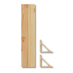 MTS HOME BRACKET & SHELF 900MMX200MM RAW