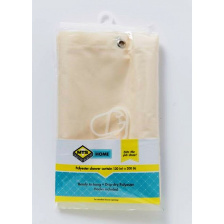 MTS HOME STD DRIP DRY S/CURTAIN CHAMPAYN