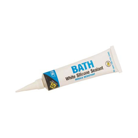 SILICONE MTS SEALANT BATH WHITE 90ML (12