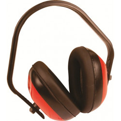 EARMUFF MTS RED & BLACK