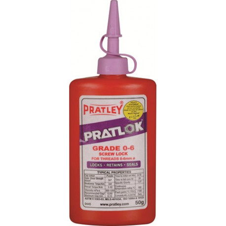 PRATLEY SCREWLOCK GRADE 0-6 50G (4) A