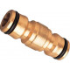 RACO HOSE CONNECTOR COUPLER.BRASS 55023B