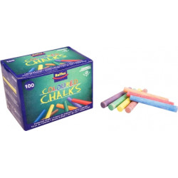 CHALK SCHOOL BOARD COLOURED 100PER BOX