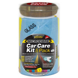 SHIELD MICROFIBRE CAR CARE KIT 5PK SH285