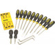 SCREWDRIVER STANLEY 20PC BLISTER 60-220