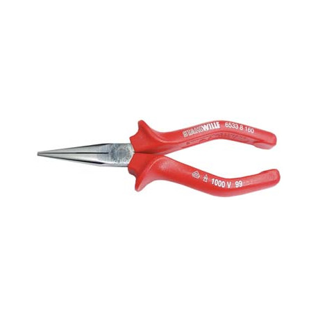 PLIER S/WILLE SNIPE NOSE 6533 160MM