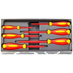 SCREWDRIVER S/WILLE SET ELEC VDE 4695