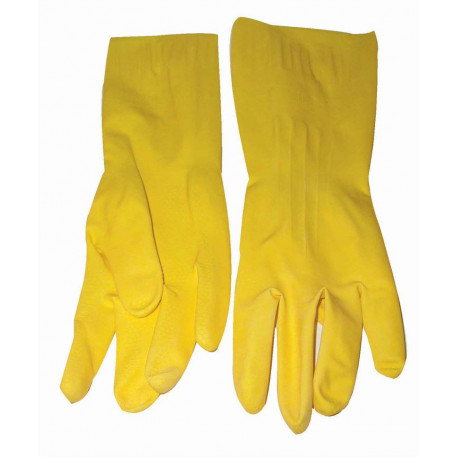 GLOVE MATSAFE LATEX HOUSE/H YELLOW L