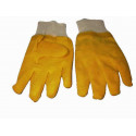 GLOVE MATSAFE LATEX KNIT YELLOW