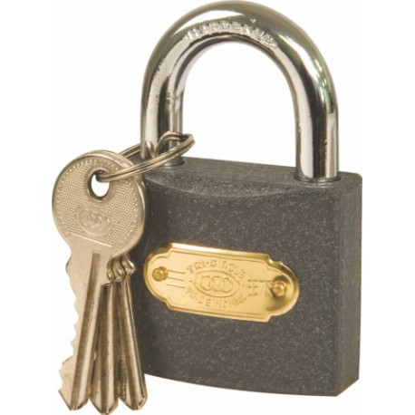 PADLOCK TRI IRON NO365 50MM CASE/60    W