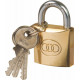 PADLOCK TRI BRASS BOX 32MM 263