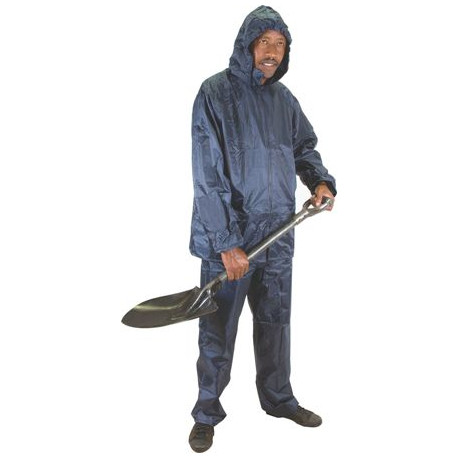 RAINSUIT MSAFE NAVY R/RIZED M 2PC+HOOD