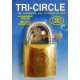 PADLOCK TRI BRASS NO264 38MM CASE/60 DB