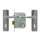 LOCKSET 2LEVER CHROME PLATED SABS-BOXED