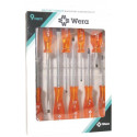 SCREWDRIVER WERA  SET B/TIP 9PC        W