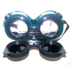 GOGGLE WAN WELDING FLIP FRONT GREEN