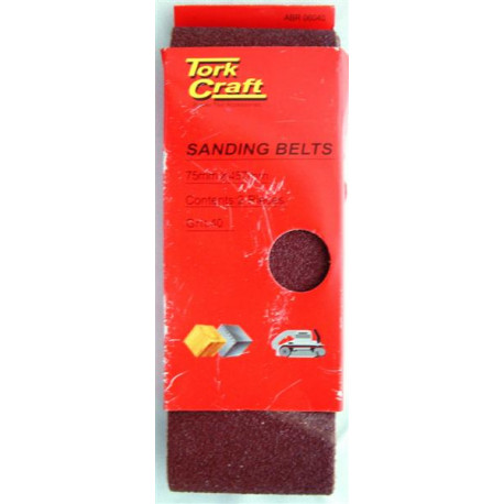 SANDING BELT 75 X 457MM 120GRIT 2/PACK