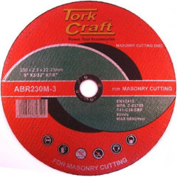 CUTTING DISC MASONRY 230 X 2.5 X 22.22MM