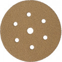 GOLD VELCRO DISC (50 PIECES) 40 GRIT 150MM X 6+1 HOLES